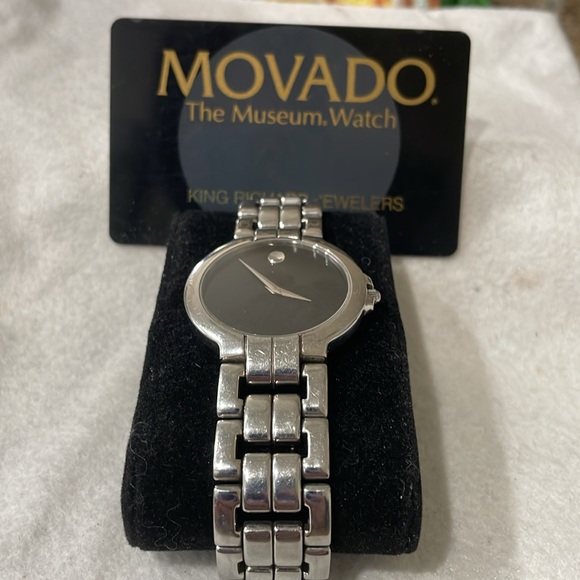 MOVADO Vintage Classic Museum Collection Men Watch- 0604103 Working Condition ⏱️ - Picture 8 of 9